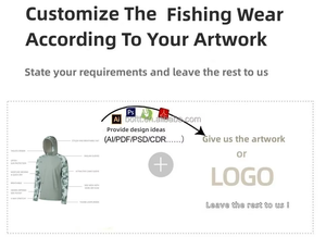 Camisetas de Natación con Protección Solar UV y Estampado por Sublimación al por Mayor de Fábrica, Camisetas de Pesca de Manga Larga, Ropa de Pesca de Secado Rápido Personalizada - Product Image 6