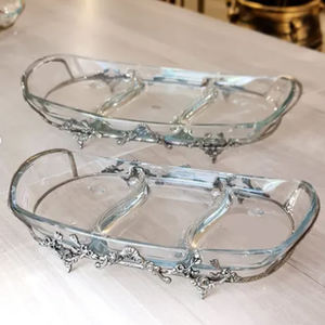 Bol à fruits moderne en métal, fait à la main, forme personnalisée, bol de service, décoration d'intérieur, décoration de table, bol de service décoratif - Product Image 1