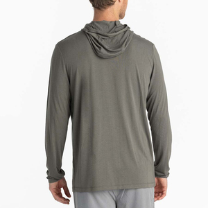 Sweat à capuche en bambou pour homme Sweat-shirts à capuche personnalisés Jersey en coton biologique Sweats à capuche pour homme Sweat-shirt pour homme avec capuche - Product Image 4