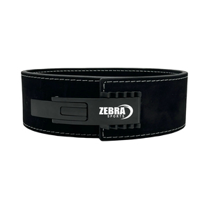 Ceinture de musculation à boucle à levier 10 mm, à ardillon unique, respirante, écologique, durable, en cuir de vachette pour l'entraînement et la gym - Product Image 1