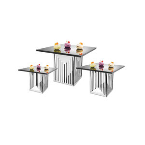 Metal Buffet Riser Food Display <b>Stands</b> Customized Size Eco-Friendly Superior Quality <b>Cake</b> Server for Home and Restaurant Usage - Product Image 5