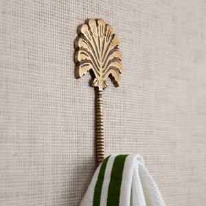 High quality brass <b>wall</b> <b>hooks</b> with golden finished surface for luxurious organization solutions kitchens hallways or bathrooms - Product Image 5