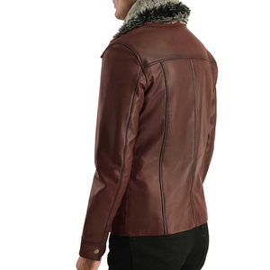 Último estilo Nueva llegada Chaqueta de cuero Venta al por mayor Hombres Chaqueta de cuero Superventas Chaqueta de invierno de cuero - Product Image 3