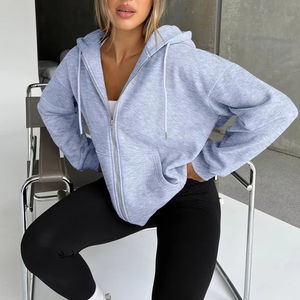 Sweat à capuche d'impression bouffante de broderie personnalisée de haute qualité pour confortable éponge surdimensionné vierge sweats à capuche et sweat-shirts pour femmes - Product Image 3