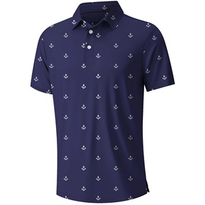 2025 été hommes mode Style nouveau motif solide Sublimation pour Polo 100% coton T-Shirt foncé Technique à manches courtes XL - Product Image 6