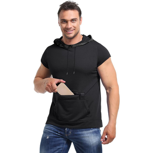 Camiseta sin mangas de algodón para hombre, chaleco interior para actividad física, camiseta sin mangas para deportes de alto rendimiento y gimnasio. - Product Image 2