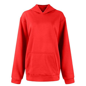 Sudaderas con capucha lisas pesadas para mujer Sudadera con capucha Borgoña con forro polar de algodón 100% para mujer Casual y cómoda con capucha - Product Image 1