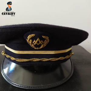 CAVALRY SKT COMPANY's Best Quality Logotipo personalizado Impreso Gorras de oficial para hombres Patrón de bordado de lana hecho a mano Nueva llegada - Product Image 2