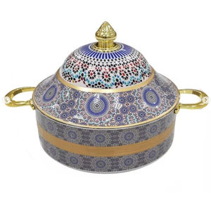 Nouvel arrivage Design attrayant en métal en acier inoxydable casserole de service alimentaire présentoir de chauffe-buffet par Indian Metal World - Product Image 5