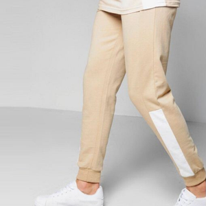 Tapered Fit Mens Jogger Pantalones Venta caliente Pantalones de chándal Gimnasio Fitness Wear Bottoms Jogger con paneles - Product Image 4