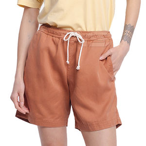 Pantalones vaqueros de moda para hombre, ropa de calle de tela, pantalones cortos de trabajo sueltos, pantalones cortos holgados con costuras en contraste, pantalones cortos personalizados para hombre - Product Image 4