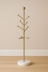 Porte-manteau moderne en métal noir mat, style branche d'arbre, disponible à prix de gros. - Product Image 6