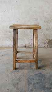 Silla de madera hecha a mano con acabado natural para el hogar, lado de la piscina, Hotel, playa, café, uso personalizado, sillas para comedor escolar de granja - Product Image 2