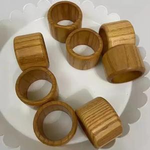 Servilletero de madera de primera calidad para mesa clásica, eventos de boda, Hotel, comedor, encanto rústico minimalista de la India - Product Image 2