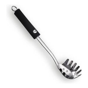 Ghidini Cipriano Serveur à spaghetti en acier inoxydable TWIST Chrome Noir Outils pour pâtes - Product Image 1