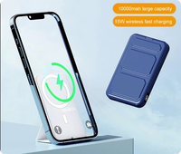 C5-3C 15W Type-C USB Batterie Externe Lithium Polymère avec Support Mini en Plastique Multi-standards Prise en Charge de la Charge Rapide