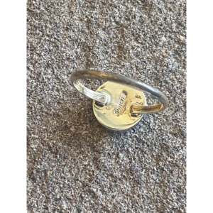 Anillo Navajo de Moda con Ópalo y Plata de Ley, Engaste en Oro Rosa y Plata, Talla 6.25, Técnica de Incrustación, Piedras Preciosas Naturales - Product Image 5