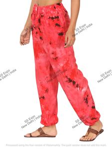 Pantalones bombachos rectos de talla libre con estampado de globos, mallas bohemias Hippie cómodas de algodón, ropa de calle informal de cintura baja para mujer, Verano - Product Image 5