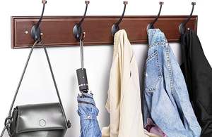 Percha de Madera Maciza para Camisas, Pantalones y Chaquetas, Percha de Madera Elegante con Acabado Pulido para Armarios de Lujo - Product Image 6