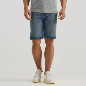 Shorts en jean vintage pour homme, 100% coton, écologiques, mode personnalisée, poches amples, confort, taille mi-haute, séchage rapide, uni - Product Image 1