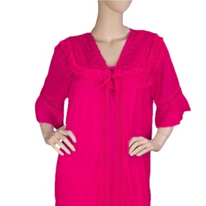 Ensemble de 2 chemises de nuit pour femmes Chase Value - Rose foncé - Taille unique - Tissu en soie - Product Image 4