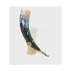 Cuerno vikingo para beber cerveza Cuerno pulido para beber Cuerno natural hecho a mano personalizado - Product Image 4