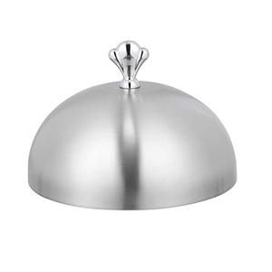 ถาดเสิร์ฟเค้กงานเลี้ยงรุ่นใหม่ล่าสุด ดีไซน์สวยงามเคลือบเงิน พร้อมฝาครอบโลหะตกแต่ง ราคาประหยัด - Product Image 3