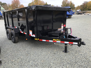 Nouvelle remorque à benne basculante 5×10, 3,5 tonnes, 70SR-10 à vendre / Remorque à benne basculante 14LP 14×83, 4 côtés, 14K GVWR - Product Image 5