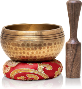 Cuencos Cantores Elegantes para Práctica Espiritual, Meditación, Yoga, Sanación con Sonido, Terapia de Bienestar Vibracional de Tono Profundo, Pulidos - Product Image 1