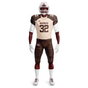 Maillot de football américain entièrement personnalisé, hauts brodés pour hommes, nouveaux ensembles d'uniformes de football américain à un prix raisonnable - Product Image 1