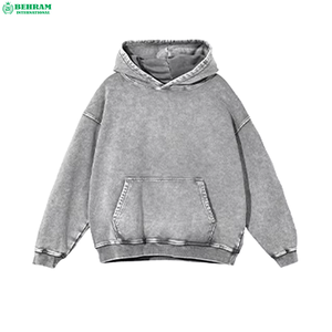 เสื้อฮู้ดดี้คุณภาพสูง ผ้าฝ้าย 100% 450 GSM หนานุ่ม อุ่นสบาย เป็นมิตรกับสิ่งแวดล้อม ระบายอากาศได้ดี ทรงปกติ แฟชั่นทันสมัย สำหรับฤดูหนาว - Product Image 6