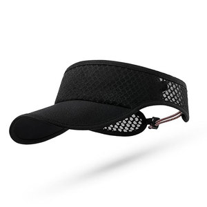 หมวกกันแดดโพลีเอสเตอร์ 100% น้ำหนักเบา สำหรับกีฬากลางแจ้ง ขายส่ง หมวกกันแดดโพลีเอสเตอร์สำหรับฤดูร้อน - Product Image 1