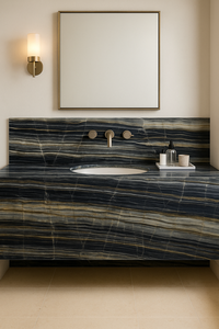 Marbre indien Orris pour dalles de marbre bleu, surface polie et adoucie, pour salle à manger, villa, plan de travail, dessus de meuble-lavabo, revêtement mural moderne - Product Image 4