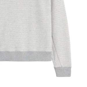 Sudadera Deportiva de Manga Larga con Media Cremallera, de Algodón 100% Tejido a Crochet, Cómoda, de Secado Rápido, para Hombre, con Logotipo Personalizado - Product Image 2