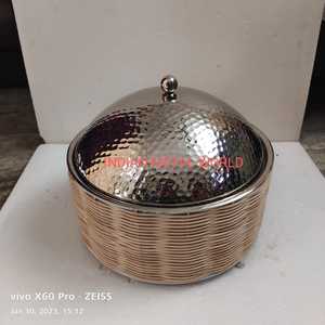 Casserole en bois et acier inoxydable, nouveau Design en gros, fait à la main, marmite en bois personnalisée avec couvercle, nouvel arrivage - Product Image 2