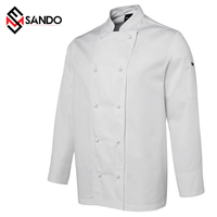 Chaqueta de chef con logotipo personalizado, ropa de cocina para hotel y restaurantes, ropa de cocina, al mejor precio, venta al por mayor