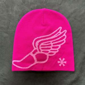 Wholesale Unisex 100% Acrylic <b>Winter</b> <b>Hats</b> Custom All Over Jacquard Print Knitted Beanie <b>Hat</b> Warm Fashion Designer Beanie Cap - Product Image 1