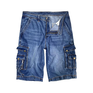 Vêtements de bonne qualité pour hommes Shorts en jean décontractés pour hommes/Service OEM Shorts en jean droits et amples pour hommes Streetwear - Product Image 1