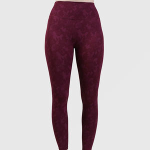 Custom Yoga <b>Leggings</b> for Women OEM High Quality Stretchy Workout Pants Moisture Wicking Athletic Bottoms - Product Image 4