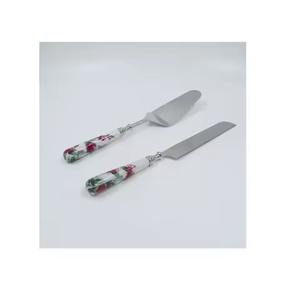 Handmade Premium Brass Luxury <b>Cake</b> <b>Server</b> Set of 2 Pieces <b>Server</b> Set - Product Image 5