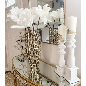 Jarrón portátil fácil de mesa, maceta dorada para dormitorio, oficina y hogar, florero decorativo, jardineras modernas, precio razonable - Product Image 5