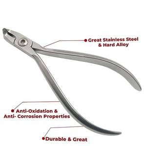 Astrin Surgical Alicates de corte distal de cabeza pequeña TC alemanes, de ortodoncia, para corte y sujeción, instrumento dental manual de acero inoxidable MOL - Product Image 2