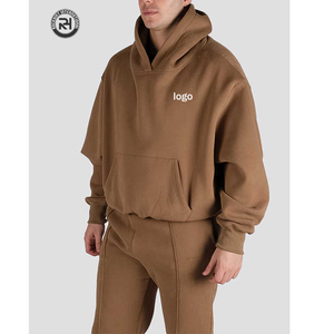 Pull à capuche d'hiver uni imprimé sur mesure Sweat-shirt à capuche en coton polaire épais respirant à séchage rapide OEM pour hommes et femmes - Product Image 4