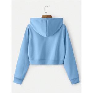 เสื้อฮู้ดแขนยาวสำหรับผู้หญิงปรับแต่งโลโก้ - Product Image 2