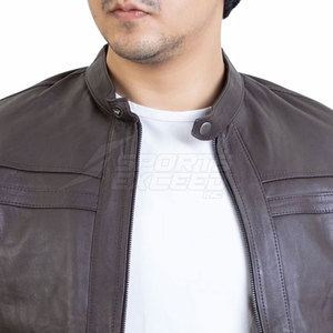 Custom Made Men's <b>Winter</b> <b>Leather</b> <b>Jacket</b> with Letter Pattern and Front Logo-High Quality - Product Image 5