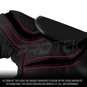 Guantes de golf de cuero genuino más vendidos Nueva moda Transpirable Durable Antideslizante Agarre para zurdos y diestros Desgaste Flexible - Product Image 4