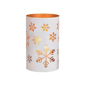 Soportes de pilar de vela de oro de Venta caliente para centros de mesa de boda Soportes de vela de aluminio para decoración de Navidad - Product Image 3