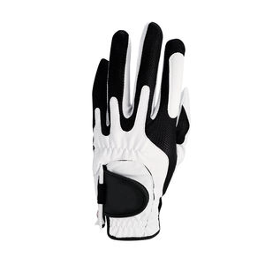 Gants de golf professionnels en cuir Cabretta blanc Tissu respirant Logo personnalisé Matériau souple Gants de golf en peau de mouton durables - Product Image 1