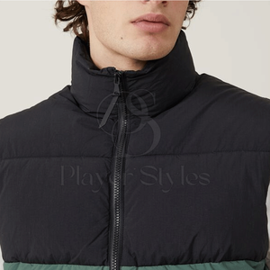 Vente chaude de haute qualité hommes hiver laine doudoune veste col montant à capuche toile tissu nouvel état - Product Image 4