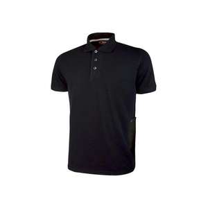 Camisa de trabajo de piqué de polialgodón de carbono negro Gap con cuello, paquete múltiple - Product Image 1
